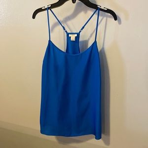 J Crew royal blue tank top size 00